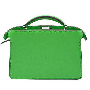 Fendi U Handbag Crossbody Green Peekaboo Shoulder Leather Crossbody